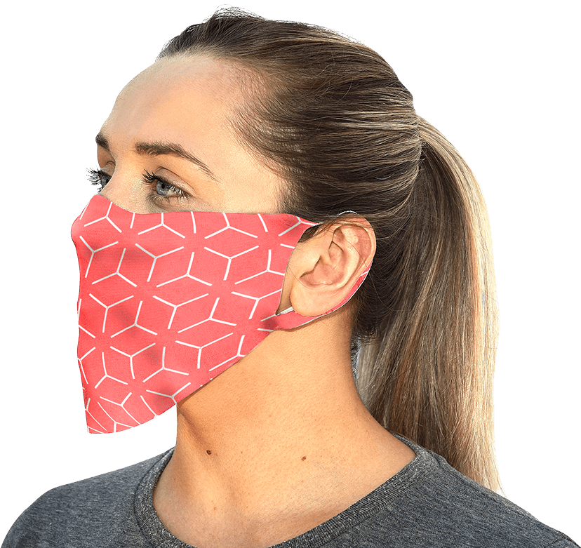 Comfortable reusable Bumpaa face mask can be branded for your business